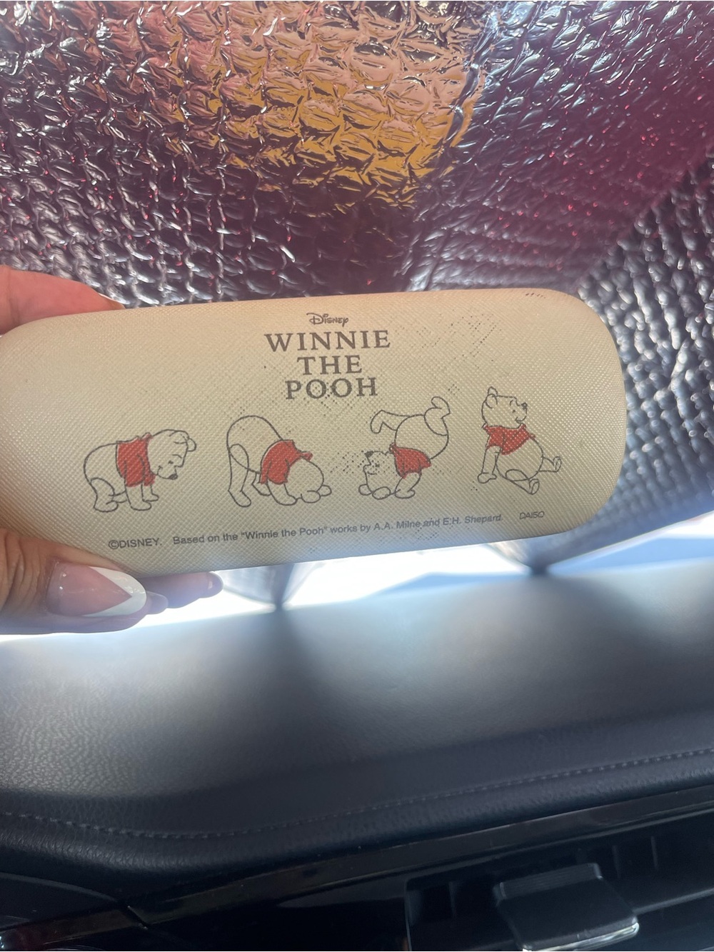 Disney Winnie the Pooh Cream Case with Red Details